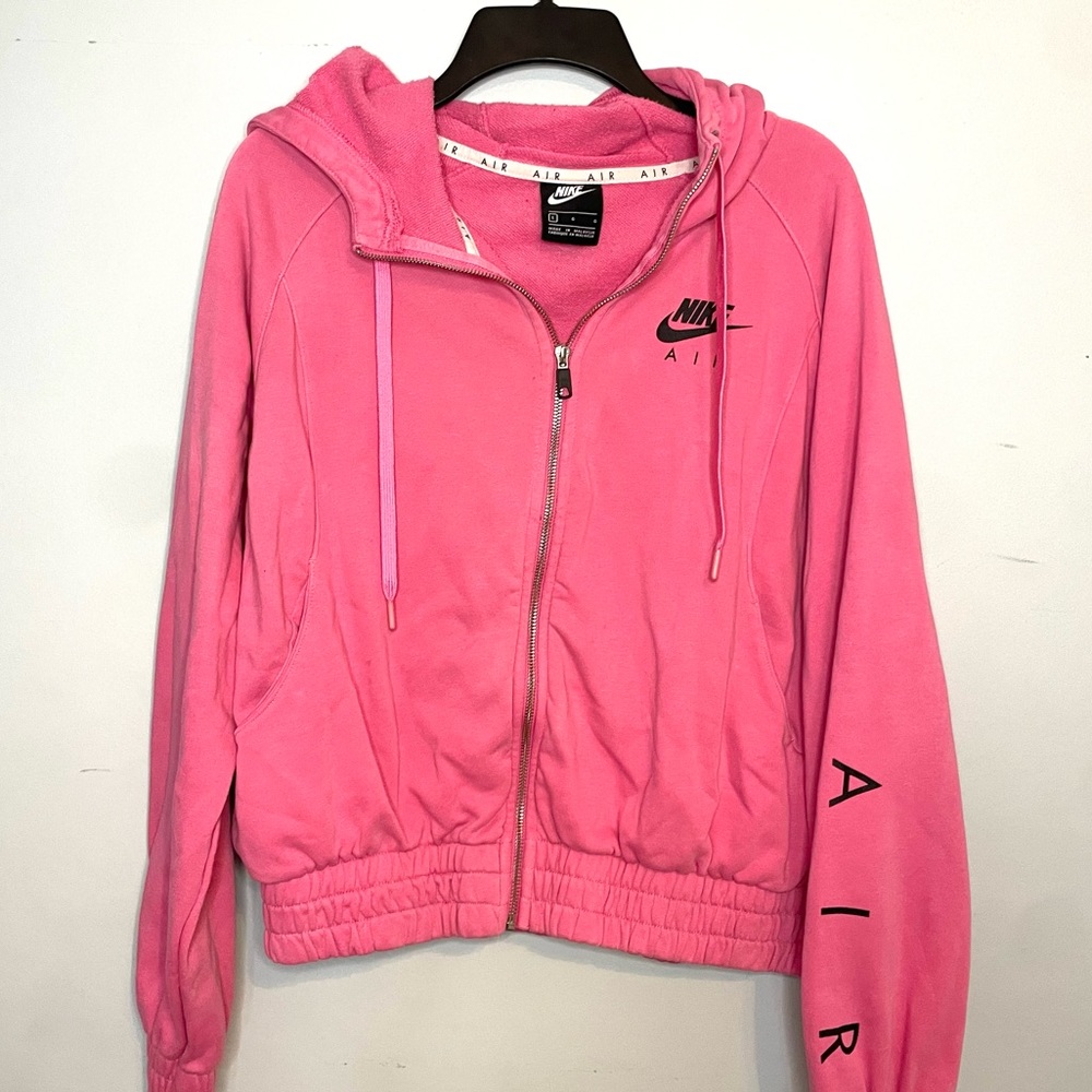 Pink Air Jordan Nike Zip Up Sweatshirt